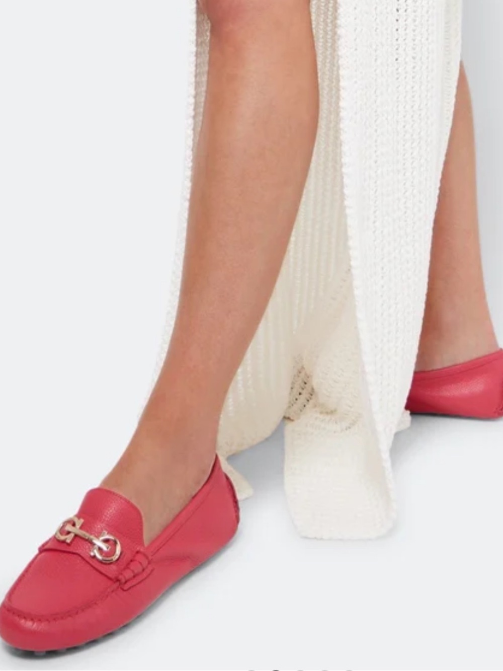 Salvatore Ferragamo Odilia 9.5 red leather